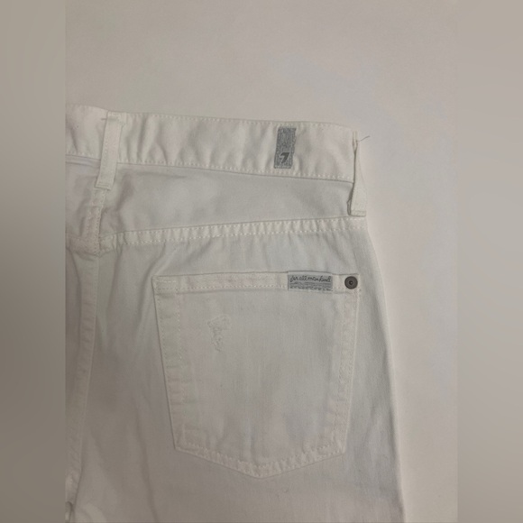 7 FOR ALL MANKIND “Paxtyn” white skinnies - Picture 4 of 5
